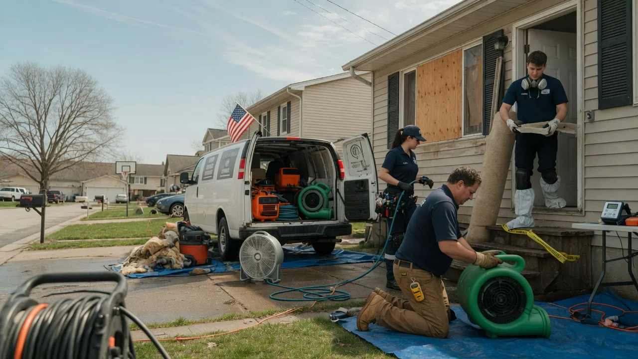Water Damage Restoration in Leesburg, OH near me